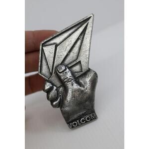 Volcom Metal Belt Buckle – Skate Streetwear – Heavy Cast Logo Buckle